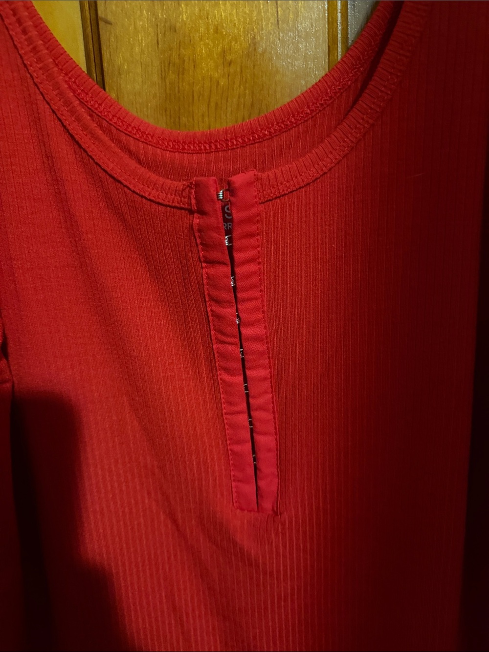 torrid Red Ribbed Scoop Tank - Picture 2 of 5